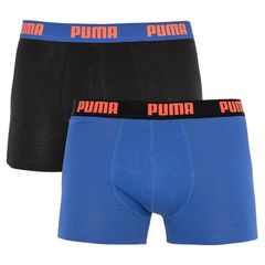 Трусы Puma Basic Boxer 2-pack black/blue 521015001 004