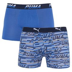Трусы Puma Logo AOP Boxer 2-pack blue 501003001 010