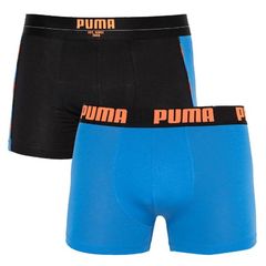 Трусы Puma Statement Boxer 2-pack black/blue 501006001 030