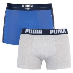 Трусы Puma Statement Boxer 2-pack blue/gray 501006001 010